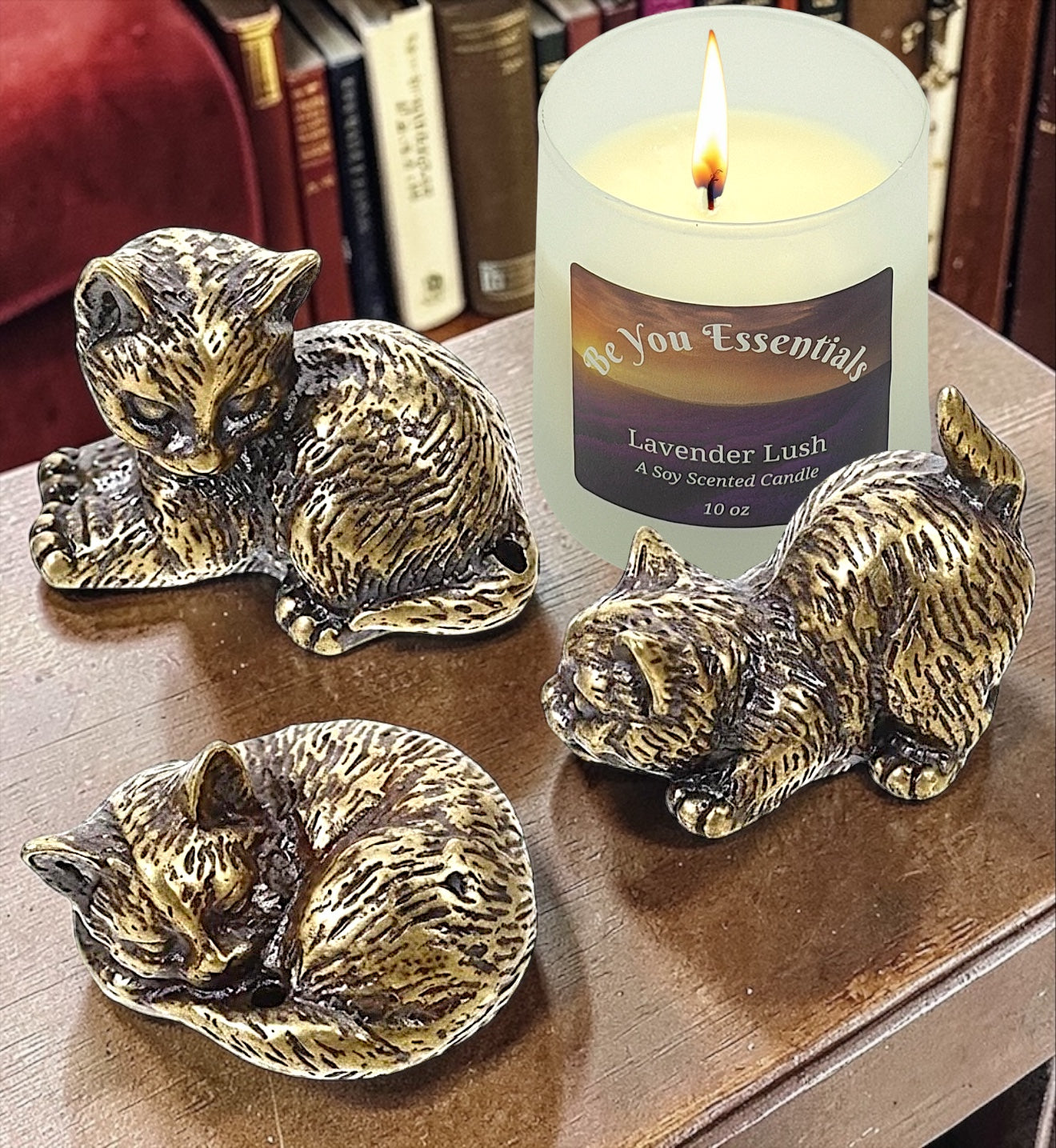 Brass Mini Cat & Dog Figurine Packs