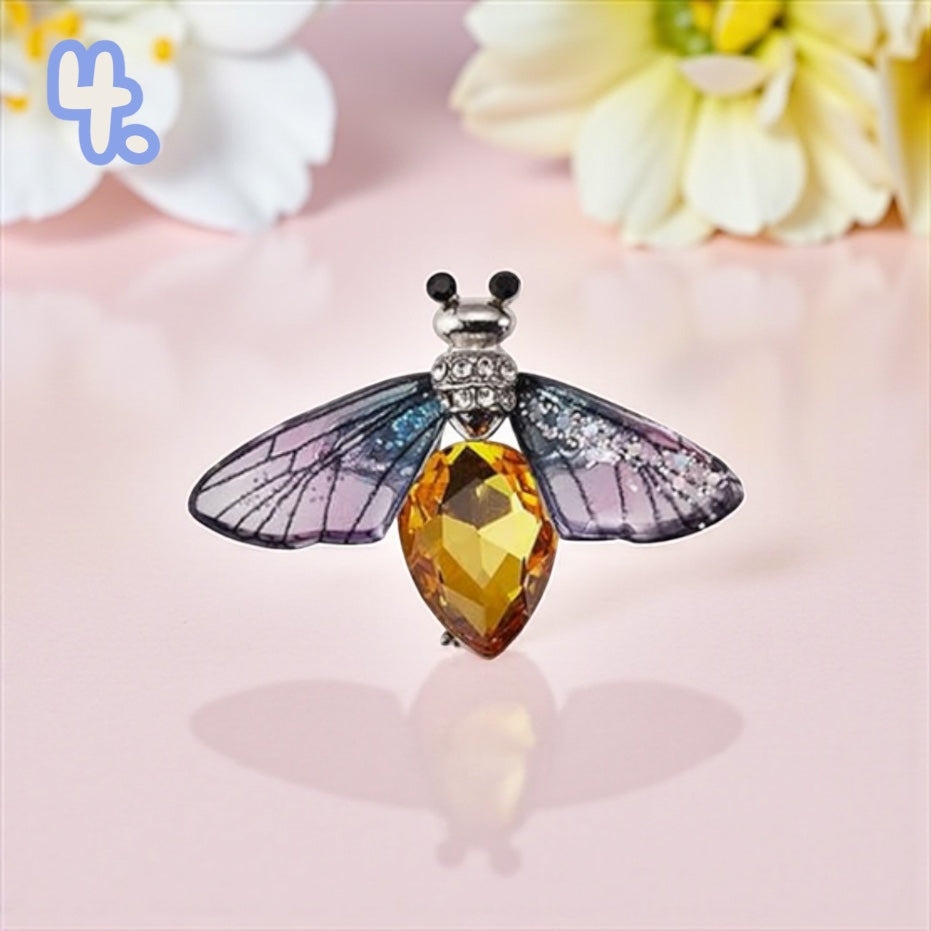Insect Brooches: Bee Pins
