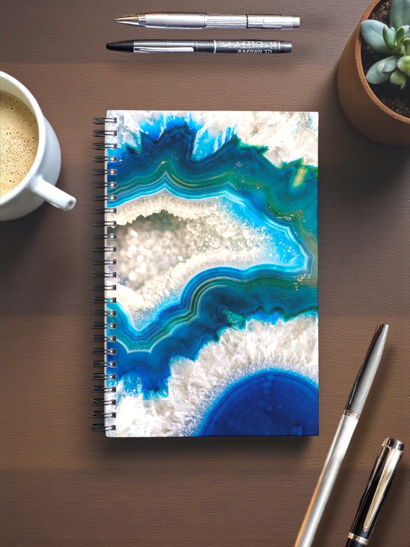 Ruled: Crystal Slices Writing Journal