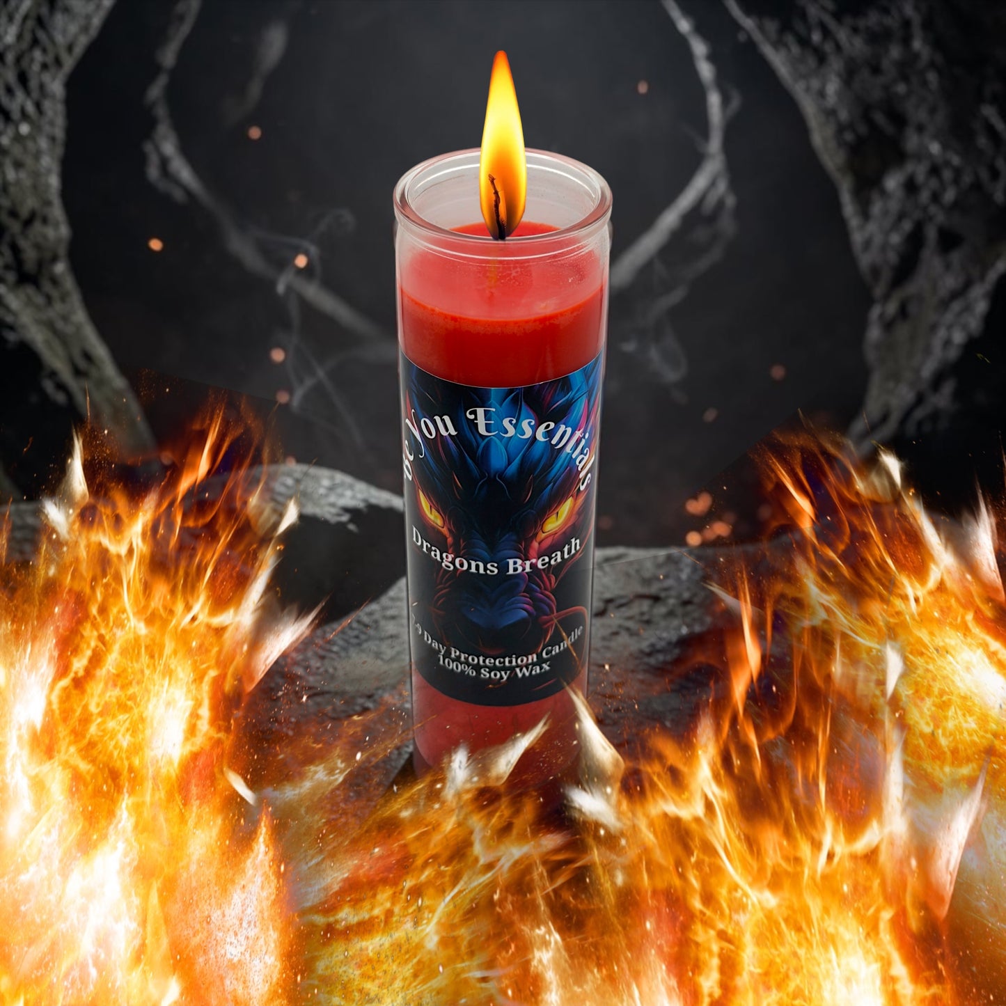 Dragons Breath Protection Candle
