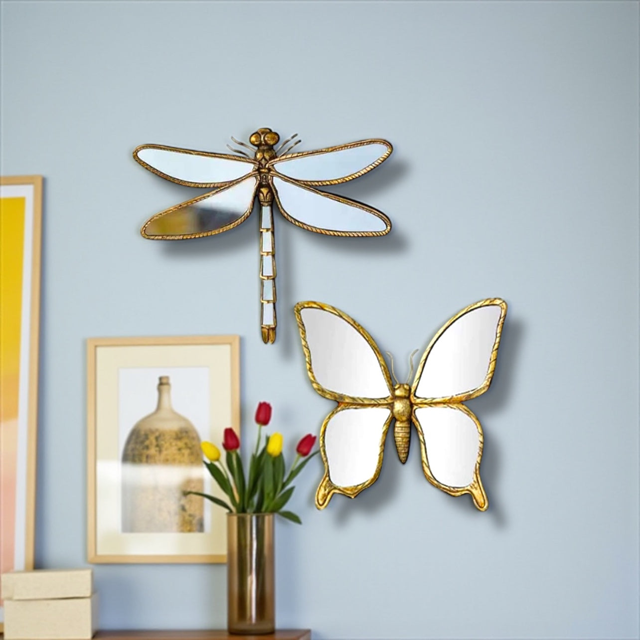 Mirror Figurine Wall Art