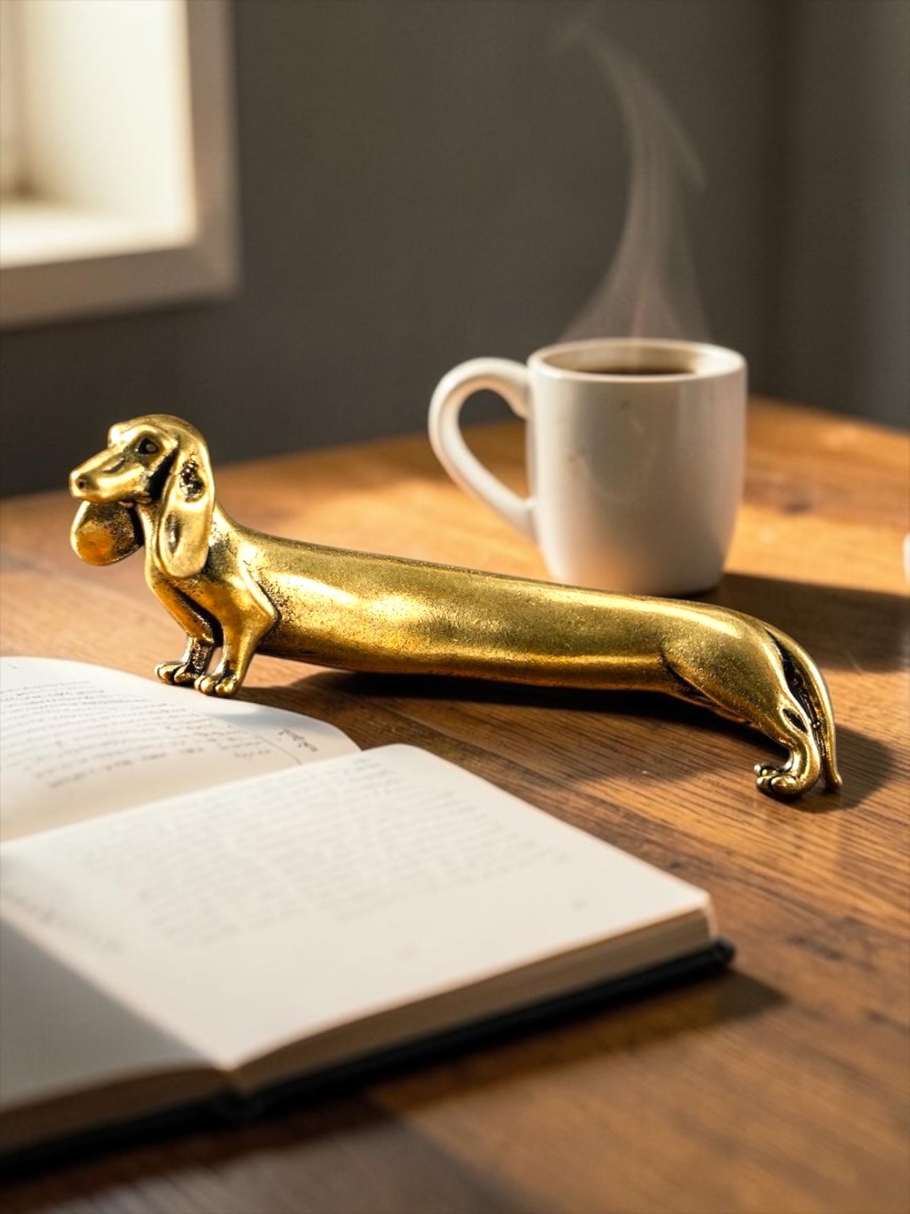 Brass Mini Dog Figurines