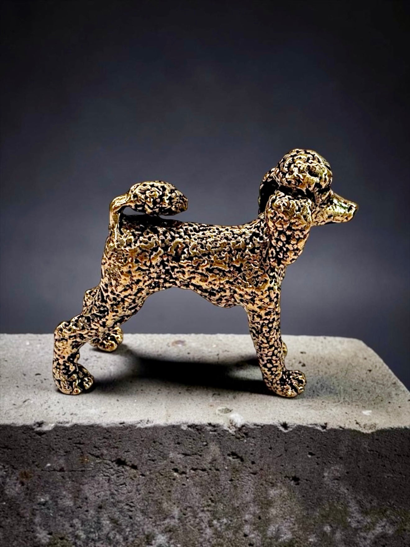Brass Mini Dog Figurines