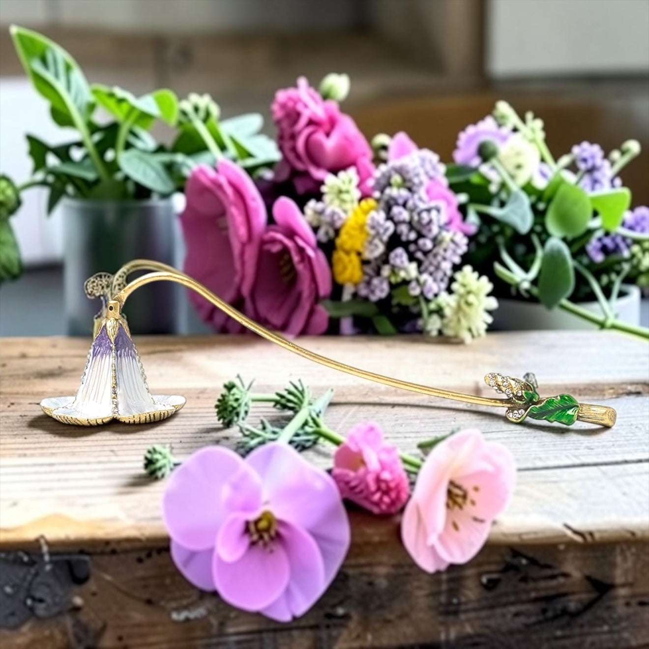 Hand-Painted Candle Snuffer
