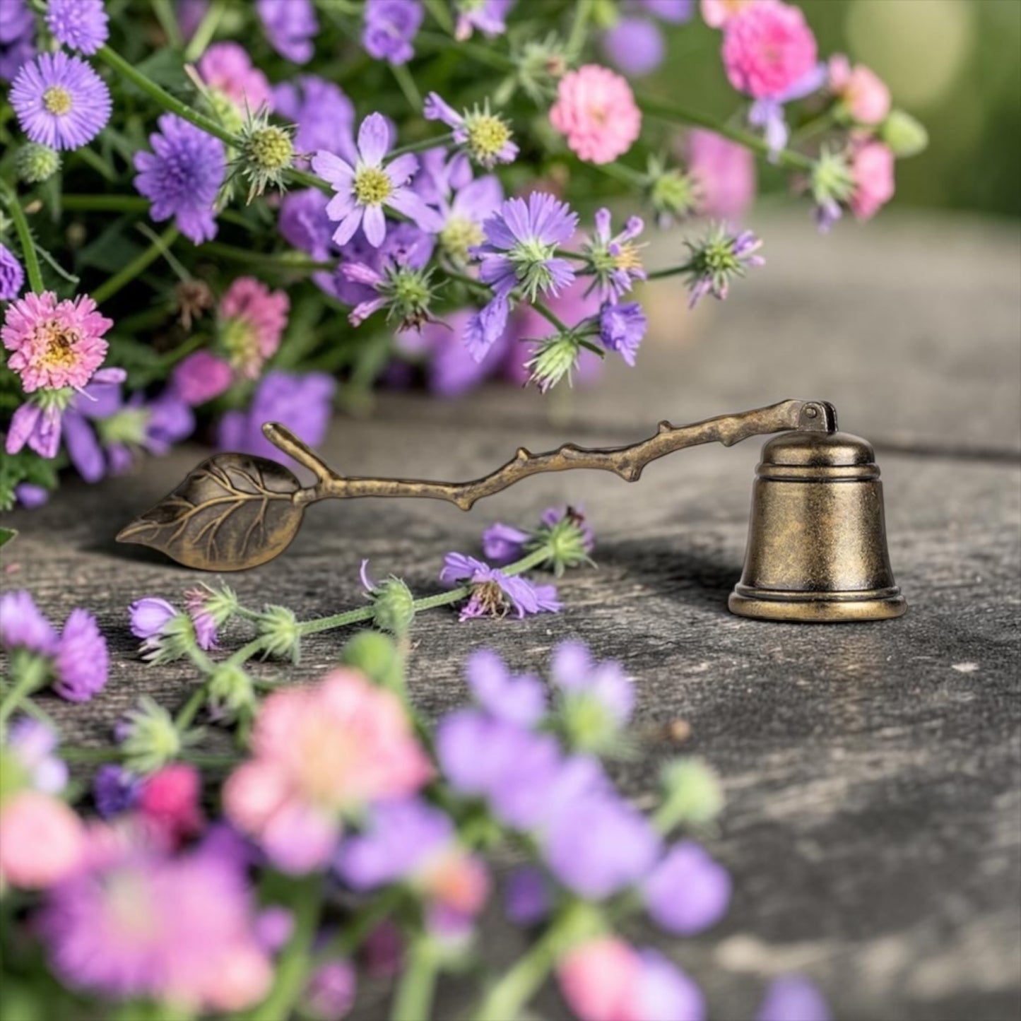 Vintage Gold Candle Snuffer