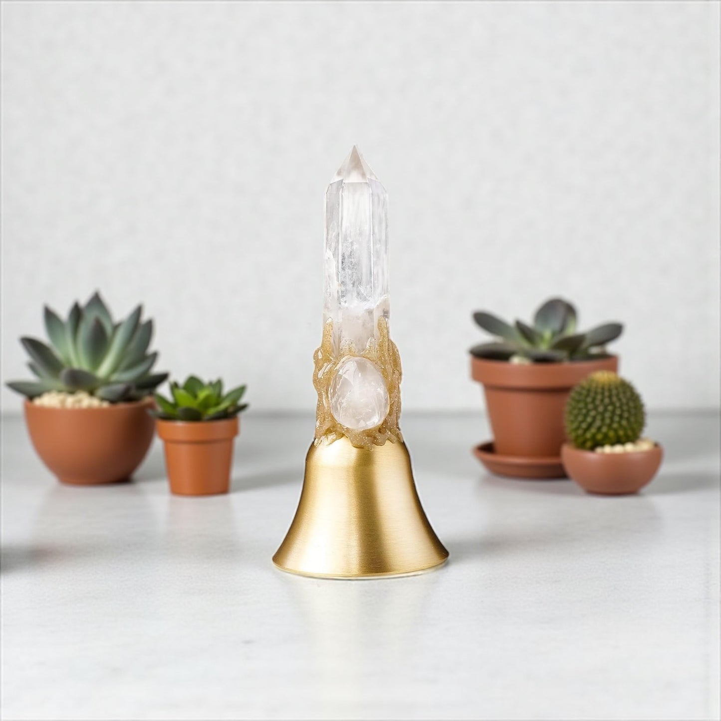Crystal Altar Hand Tower Bell