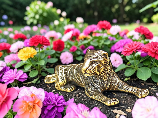 Brass Mini Tiger Collectible Figurine