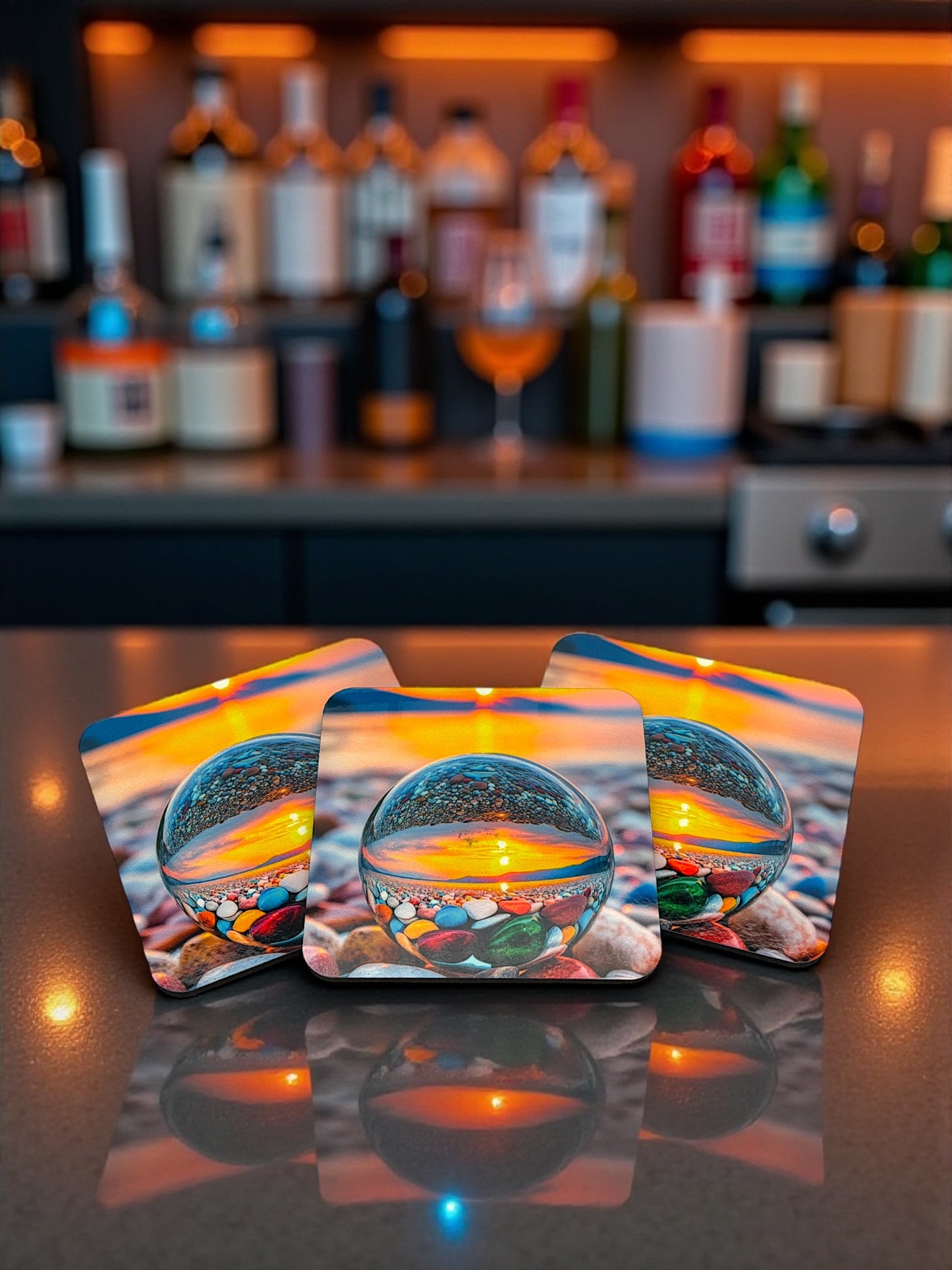 Sunset Glow Coaster Set