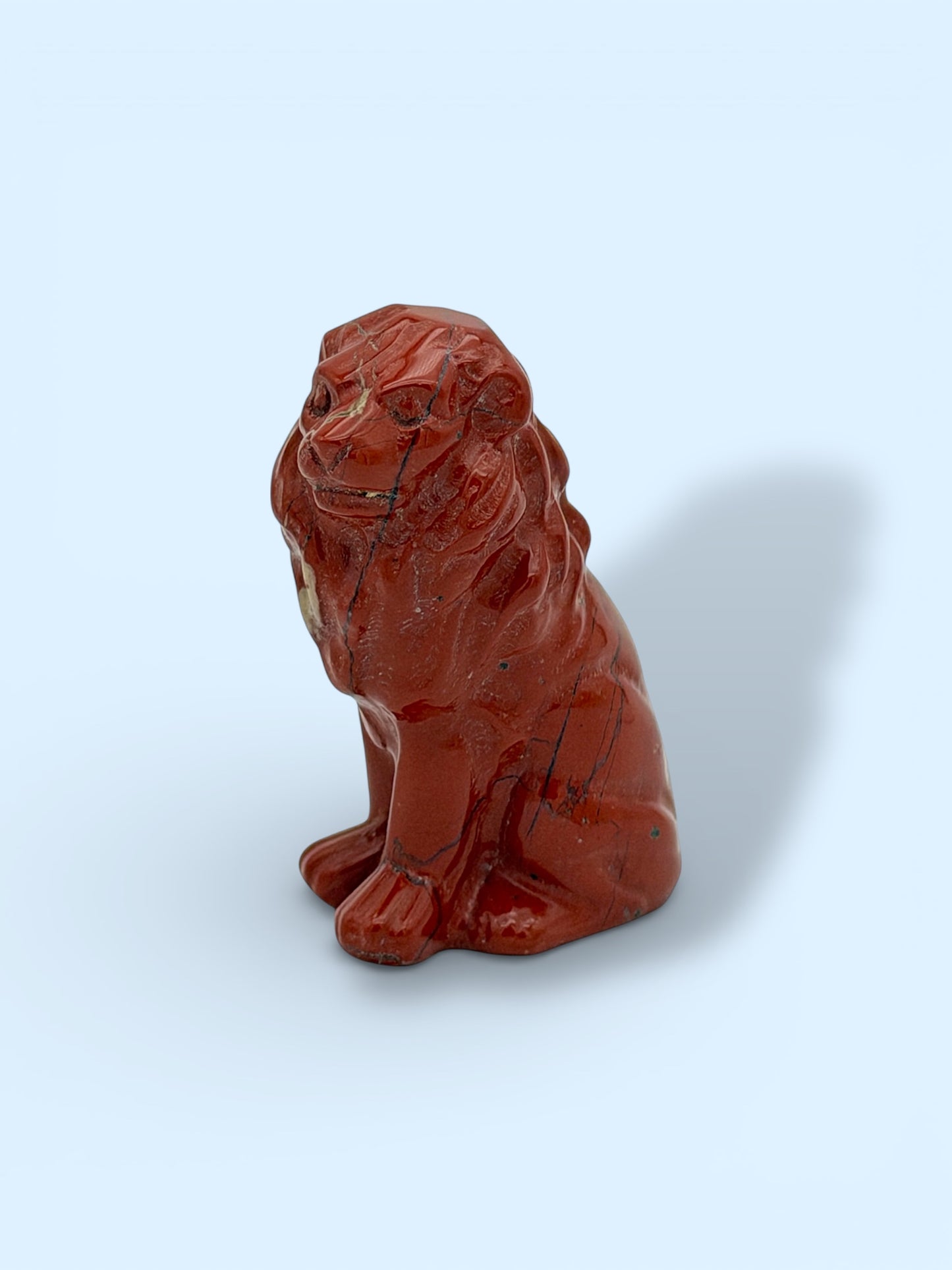 Crystal Lion Figurines