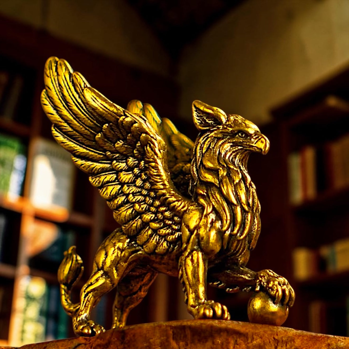 Brass Mini Griffin Collectible Figurine