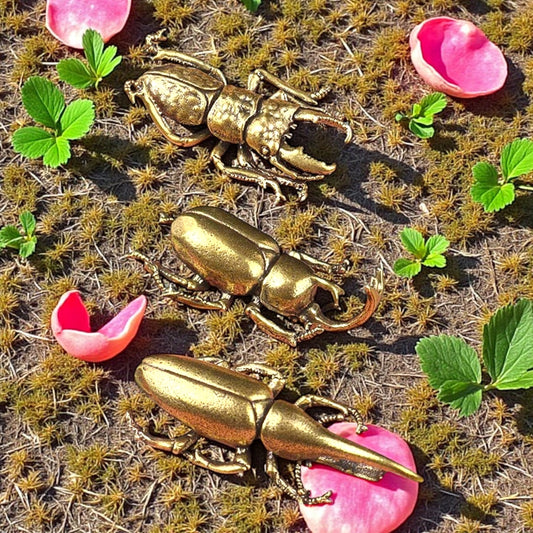 Brass Mini Bug Figurine Packs