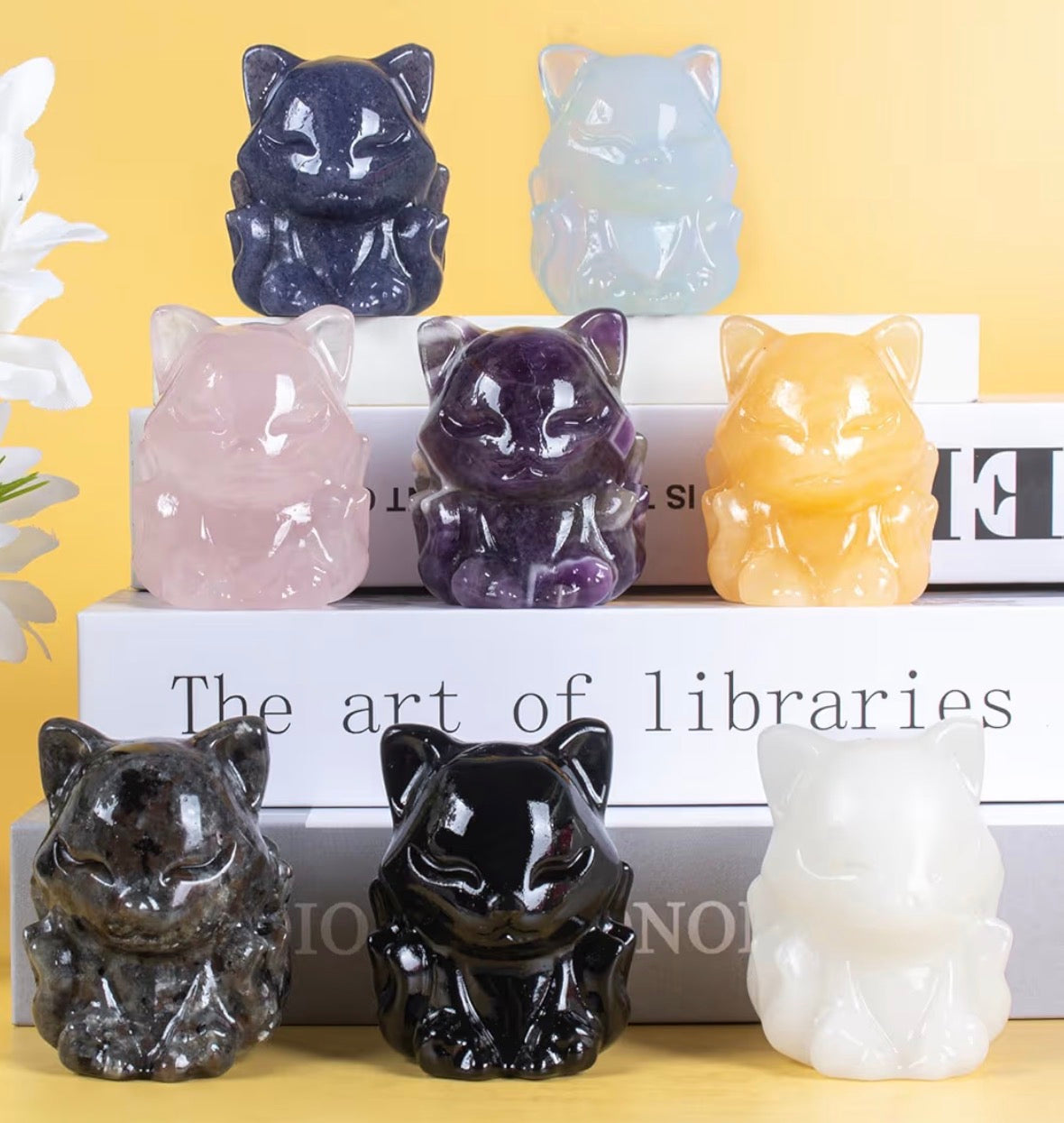 Crystal Fox Figurines