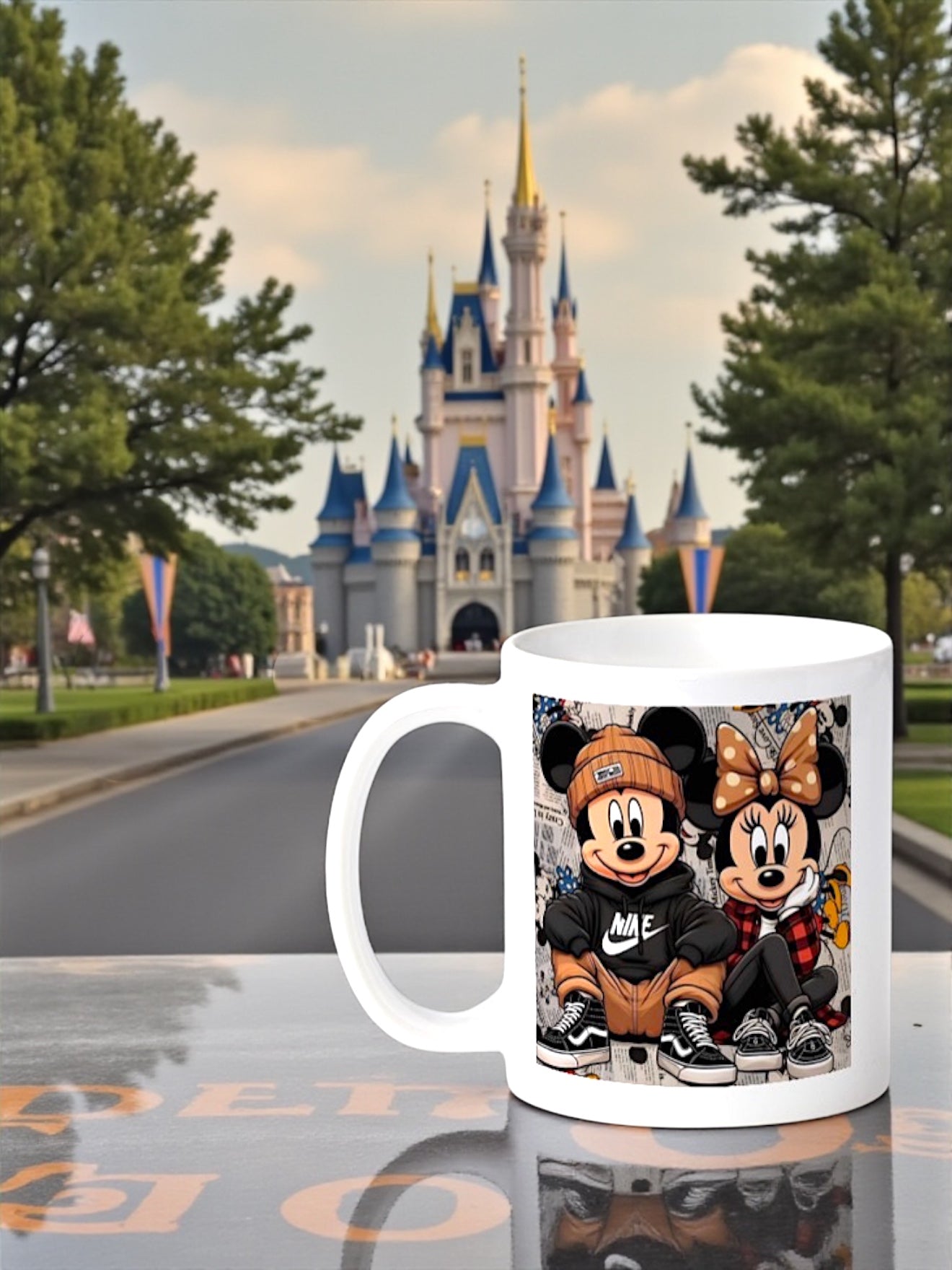 Mickey & Minnie 11oz Drinking Mug