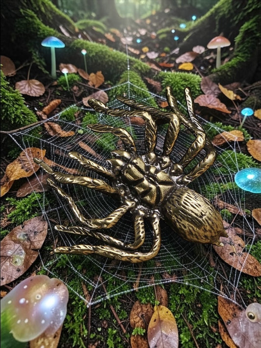 Brass Mini Tarantula Spider Collectible Figurine
