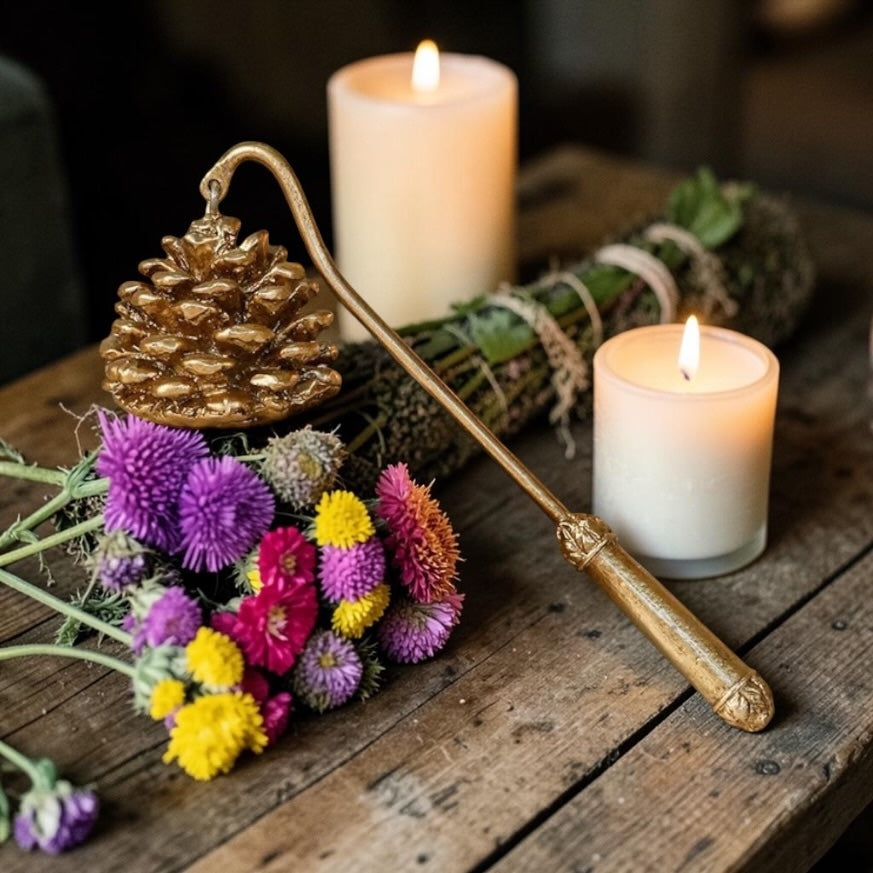 Holiday Style Candle Snuffer
