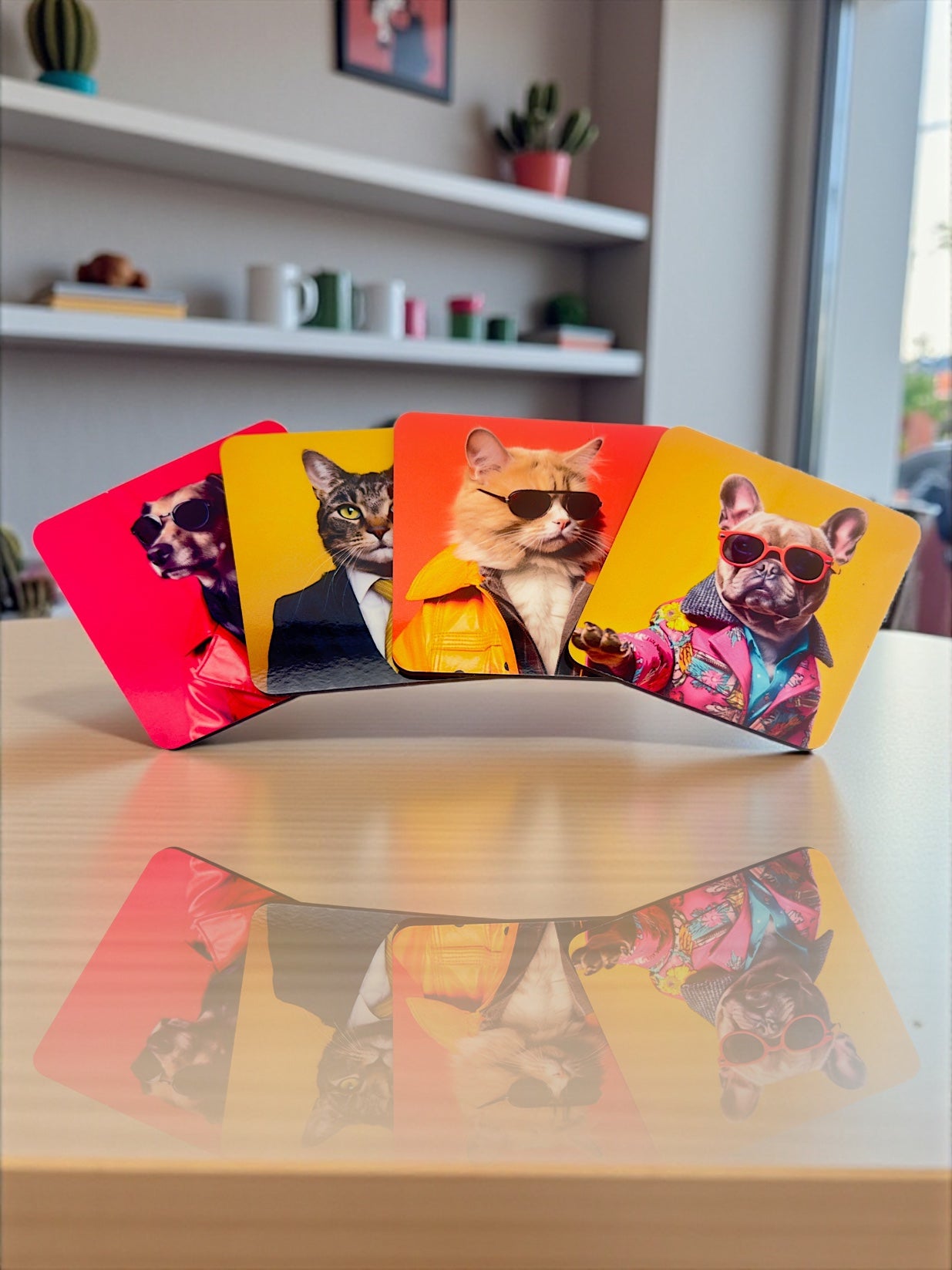 Furry Friends Coaster Set