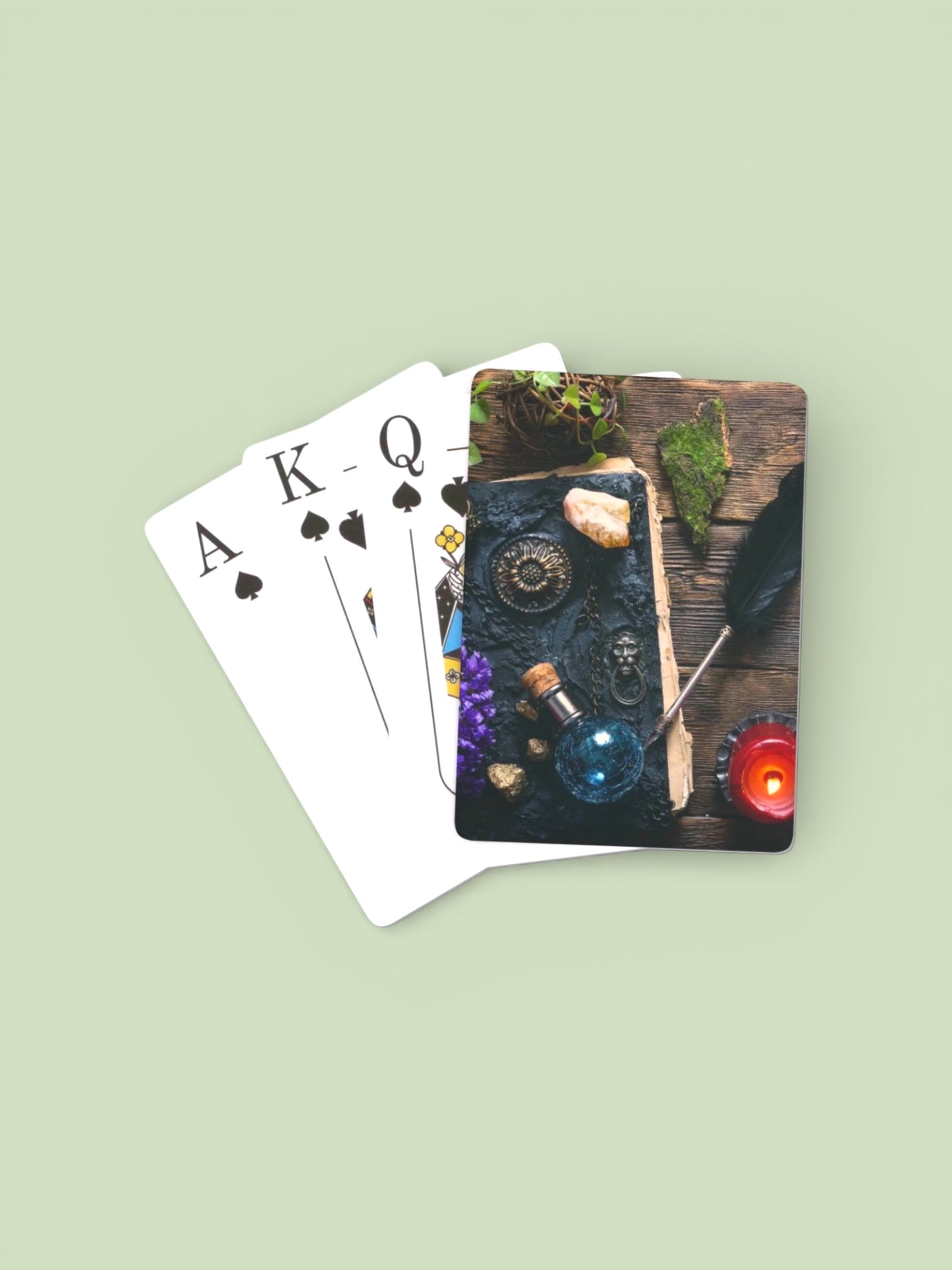 Magical Card Deck with Acrylic Case