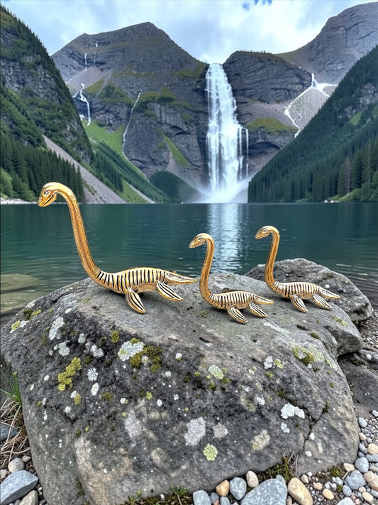 Brass Mini Lochness Collectible Figurines