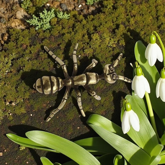 Vintage Brass Insect Figures