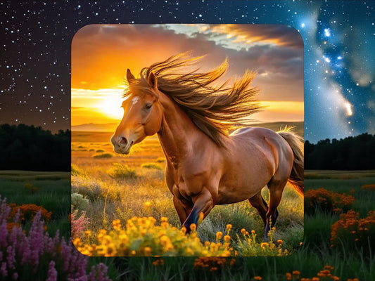 Year Of The Horse Coaster Set
