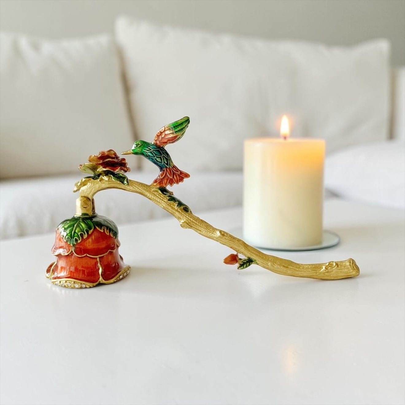 Vintage Flower Candle Snuffer