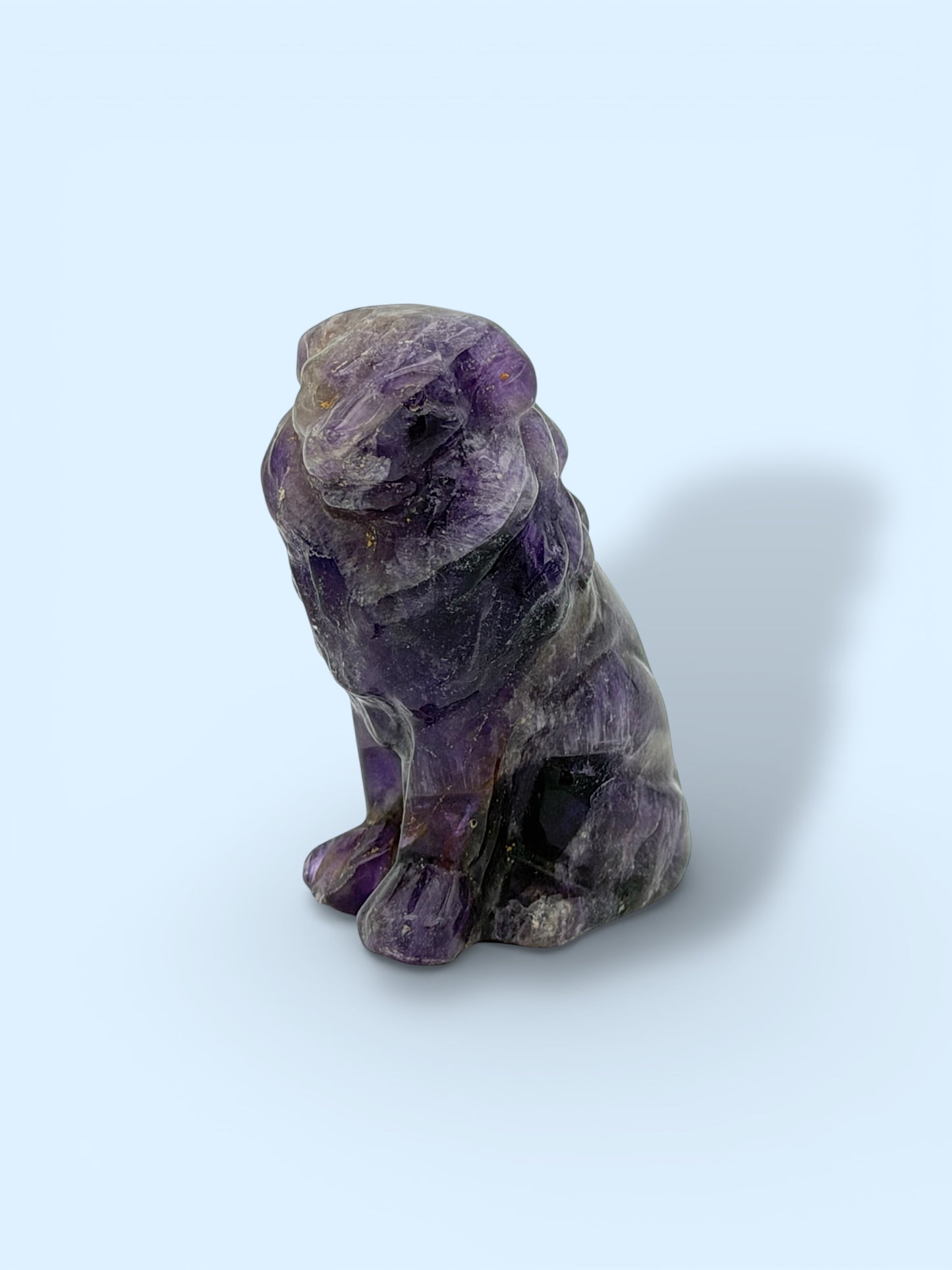 Crystal Lion Figurines