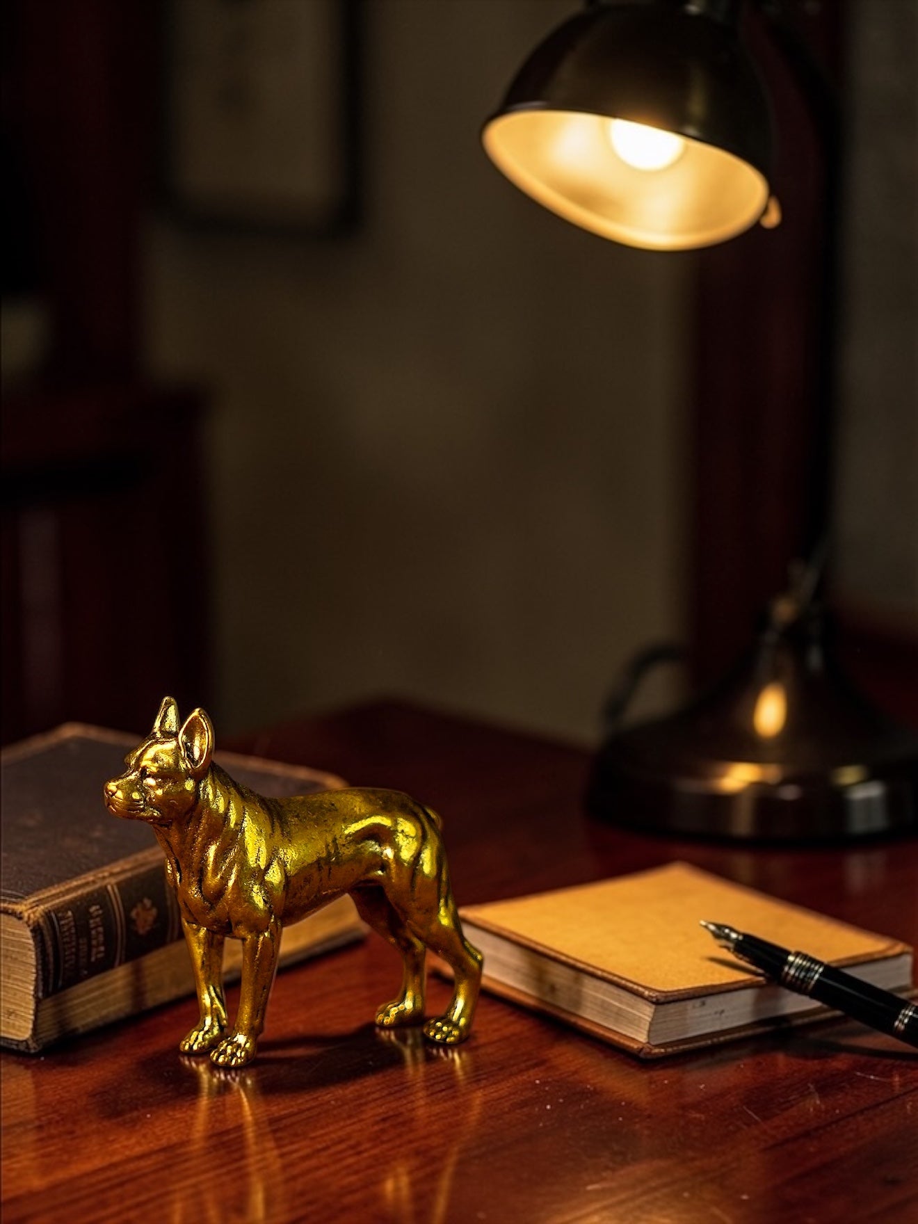 Brass Mini Dog Figurines
