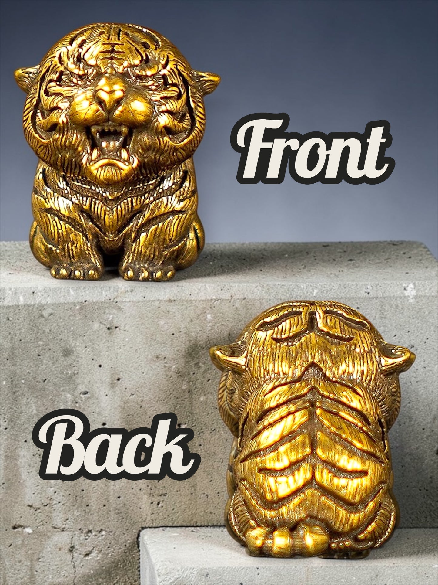 Brass Mini Baby Tiger Collectible Figurine