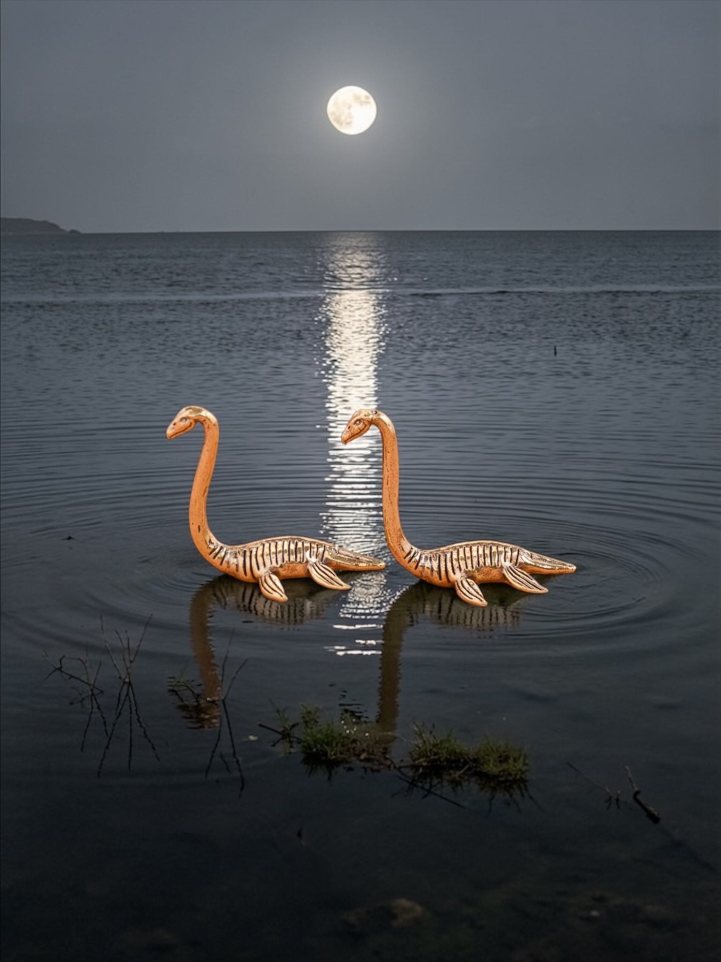 Brass Mini Lochness Collectible Figurines