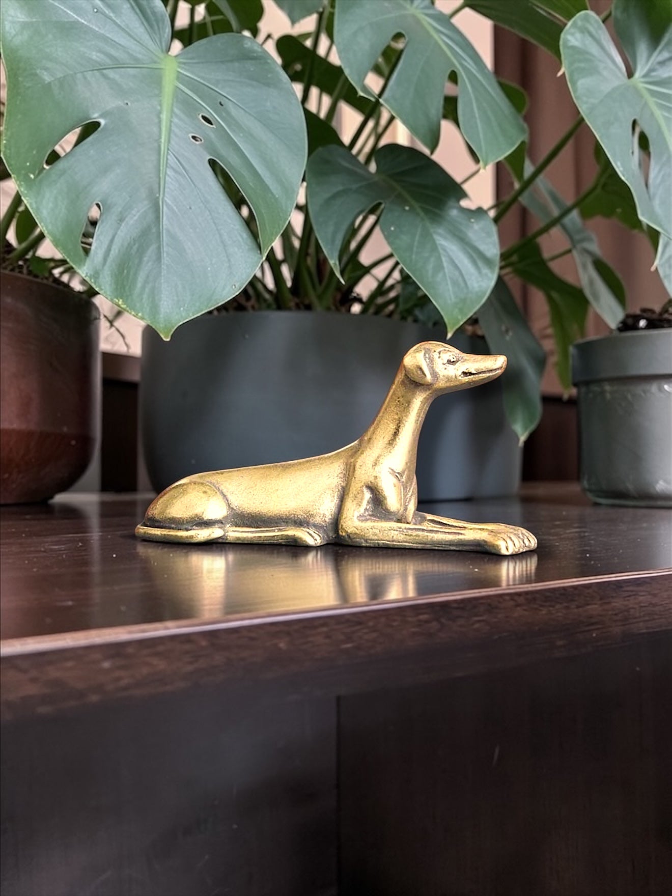 Brass Mini Dog Figurines