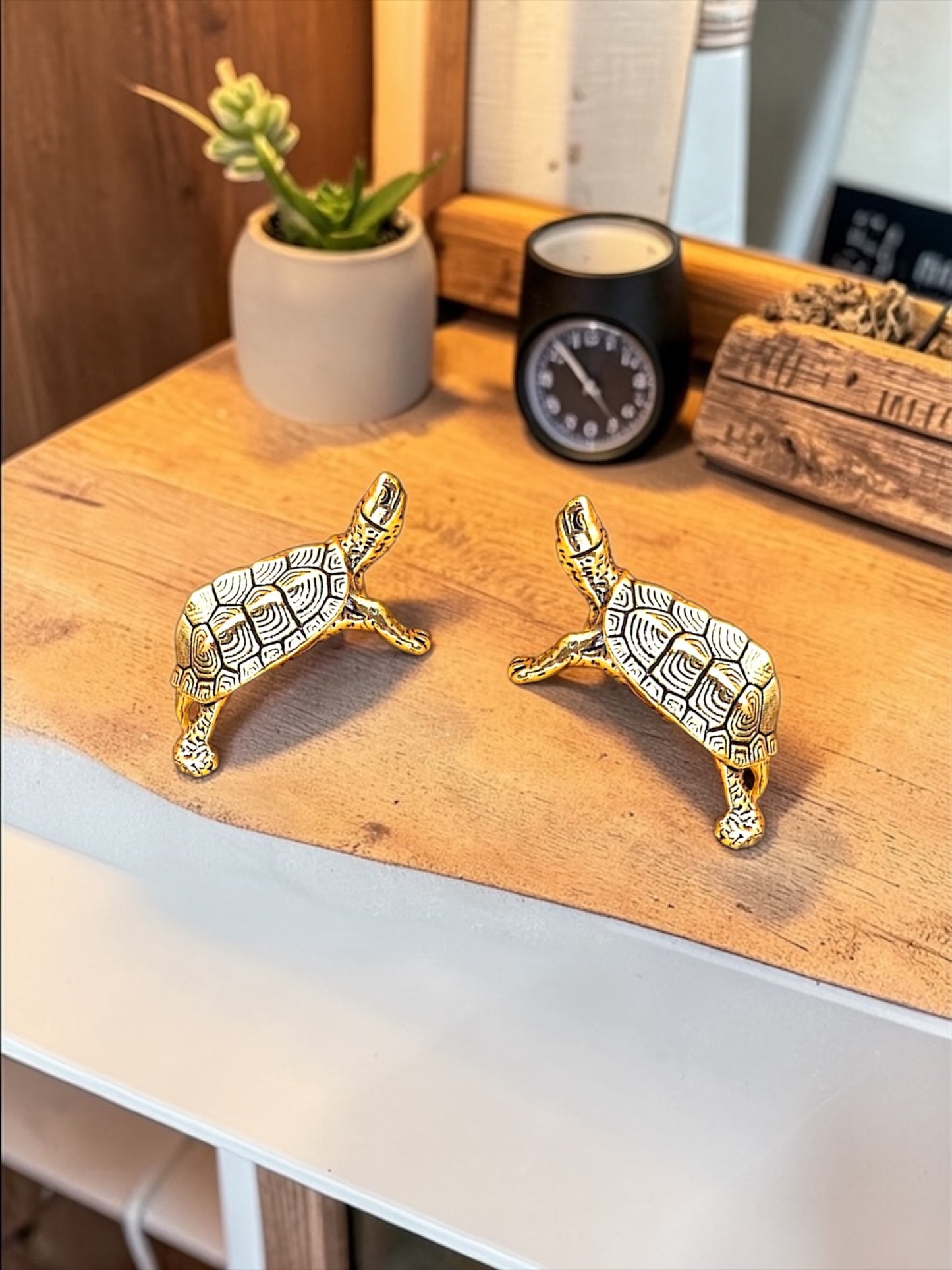 Brass Mini Turtle Collectible Figurine