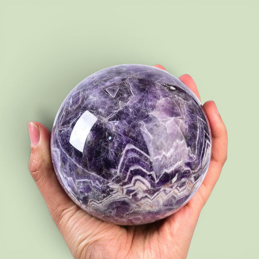 Natural Crystal Ball Polished Sphere 3.5-3.9 (90-100mm)