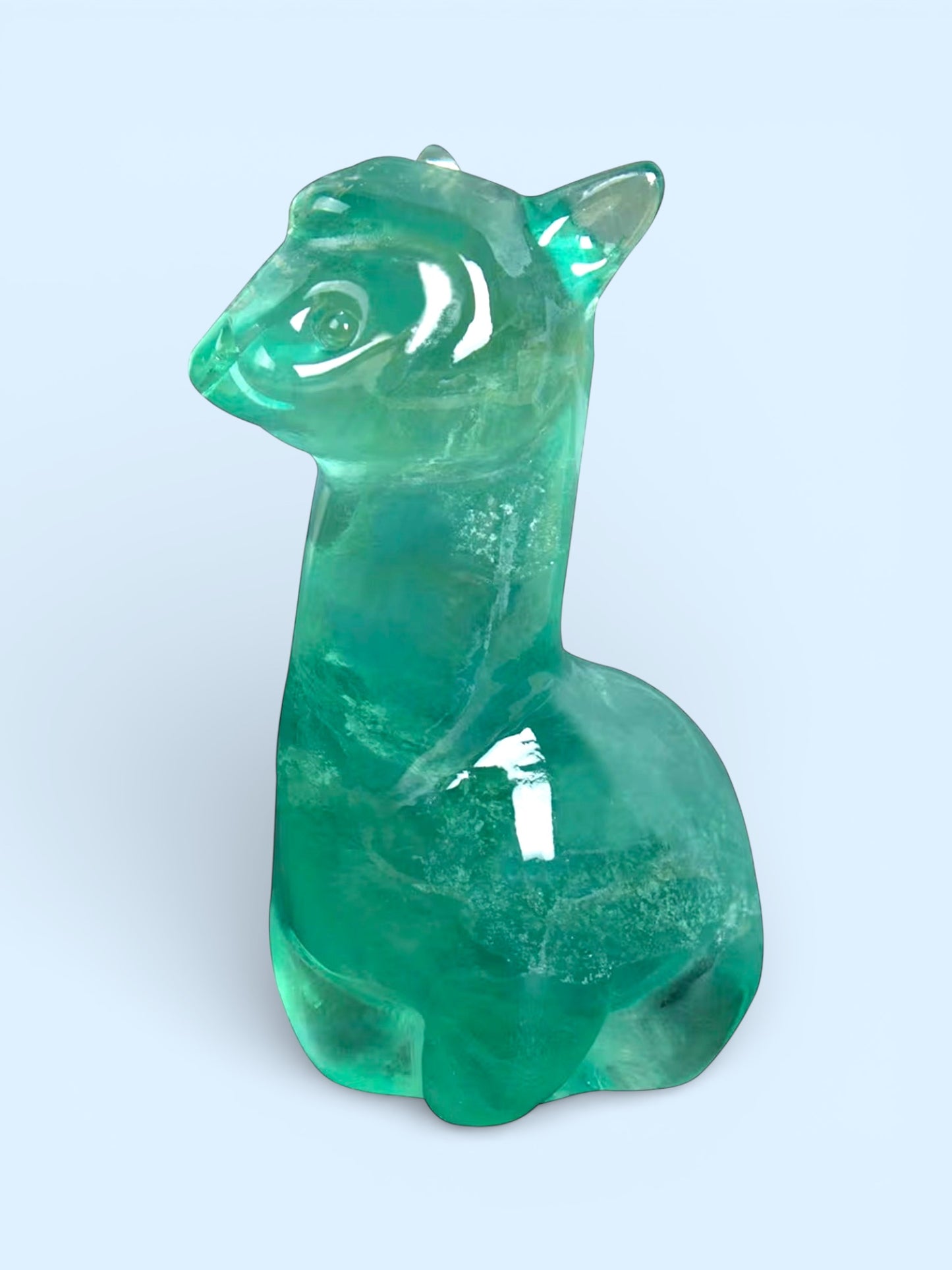 Crystal Llama Figurines