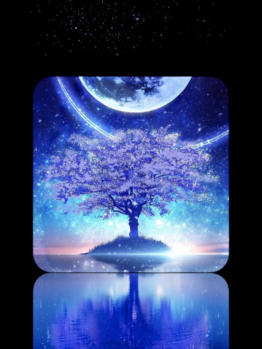 Tree Of Life Moon Coaster Set