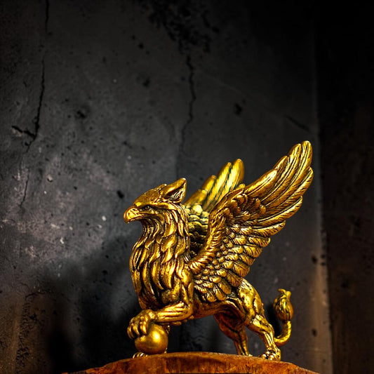 Brass Mini Griffin Collectible Figurine