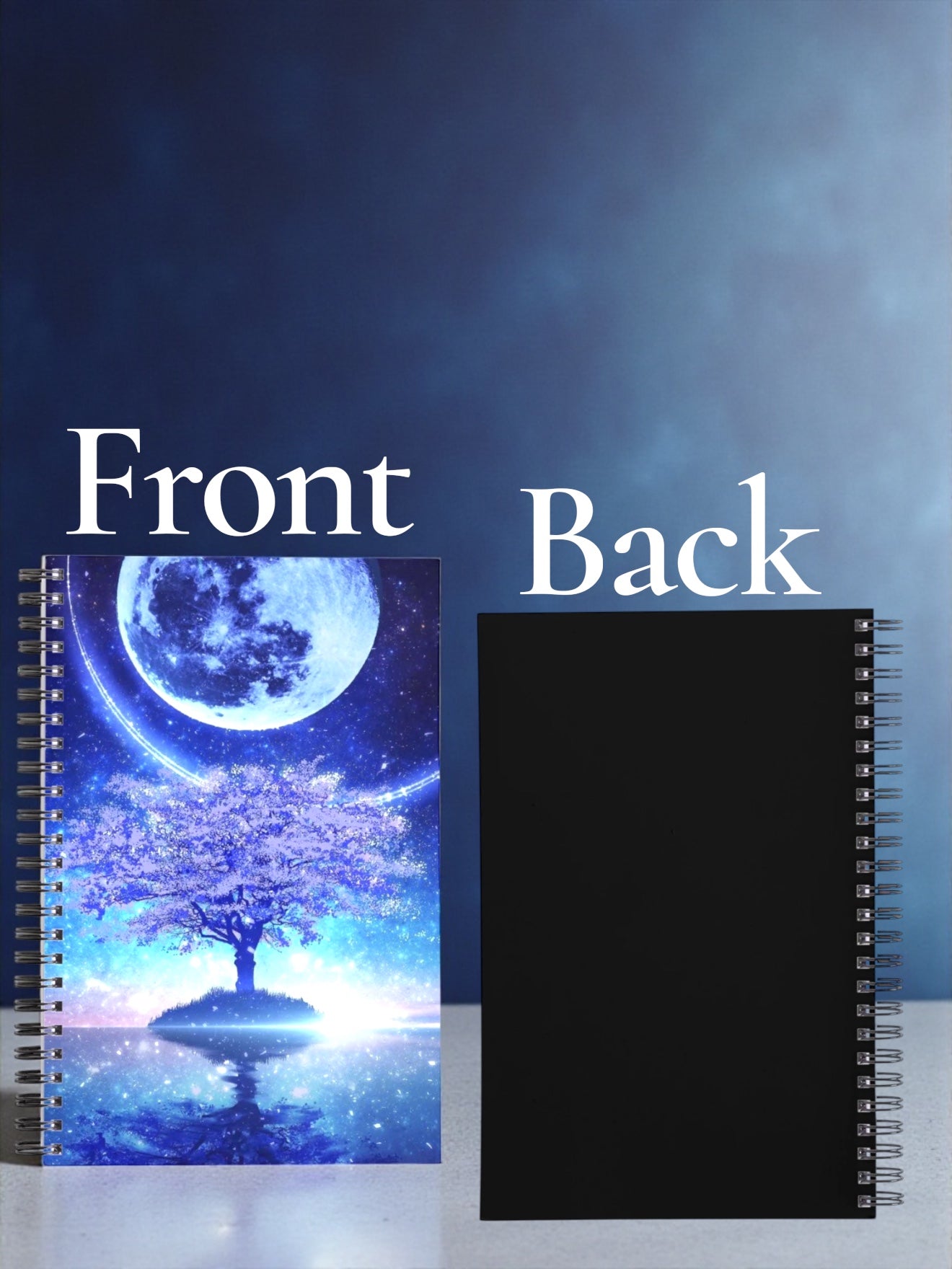 Ruled: Tree Of Life Moon Writing Journal