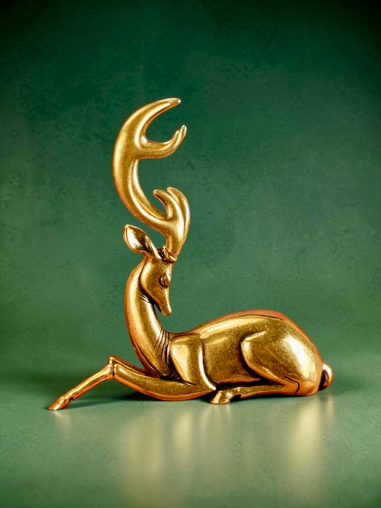 Brass Mini Deer Collectible Figurine
