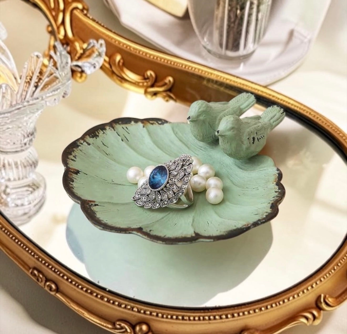 Love Birds Trinket Dish