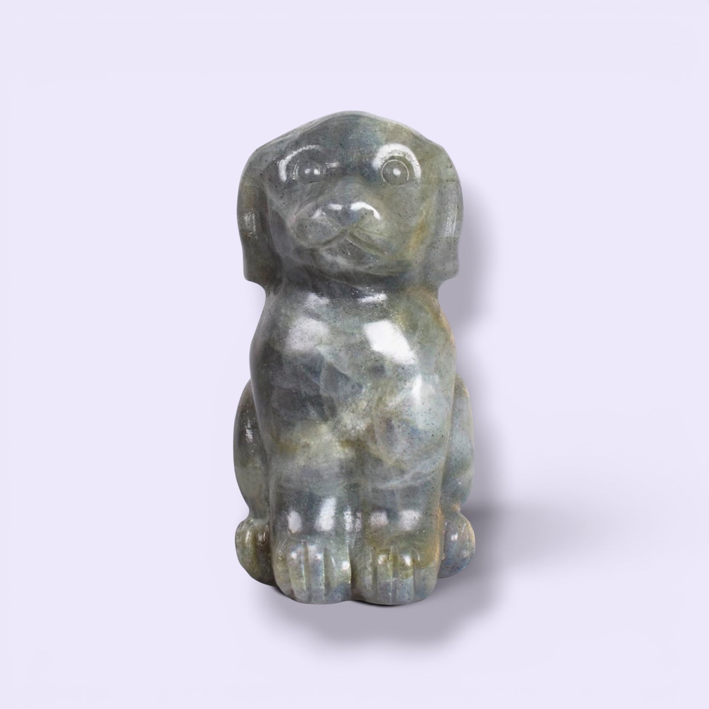 Crystal Dog Figurines