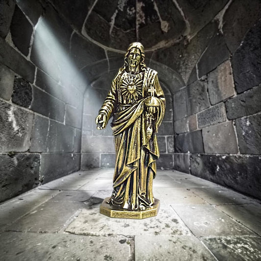 Brass Mini Jesus Collectible Figurine