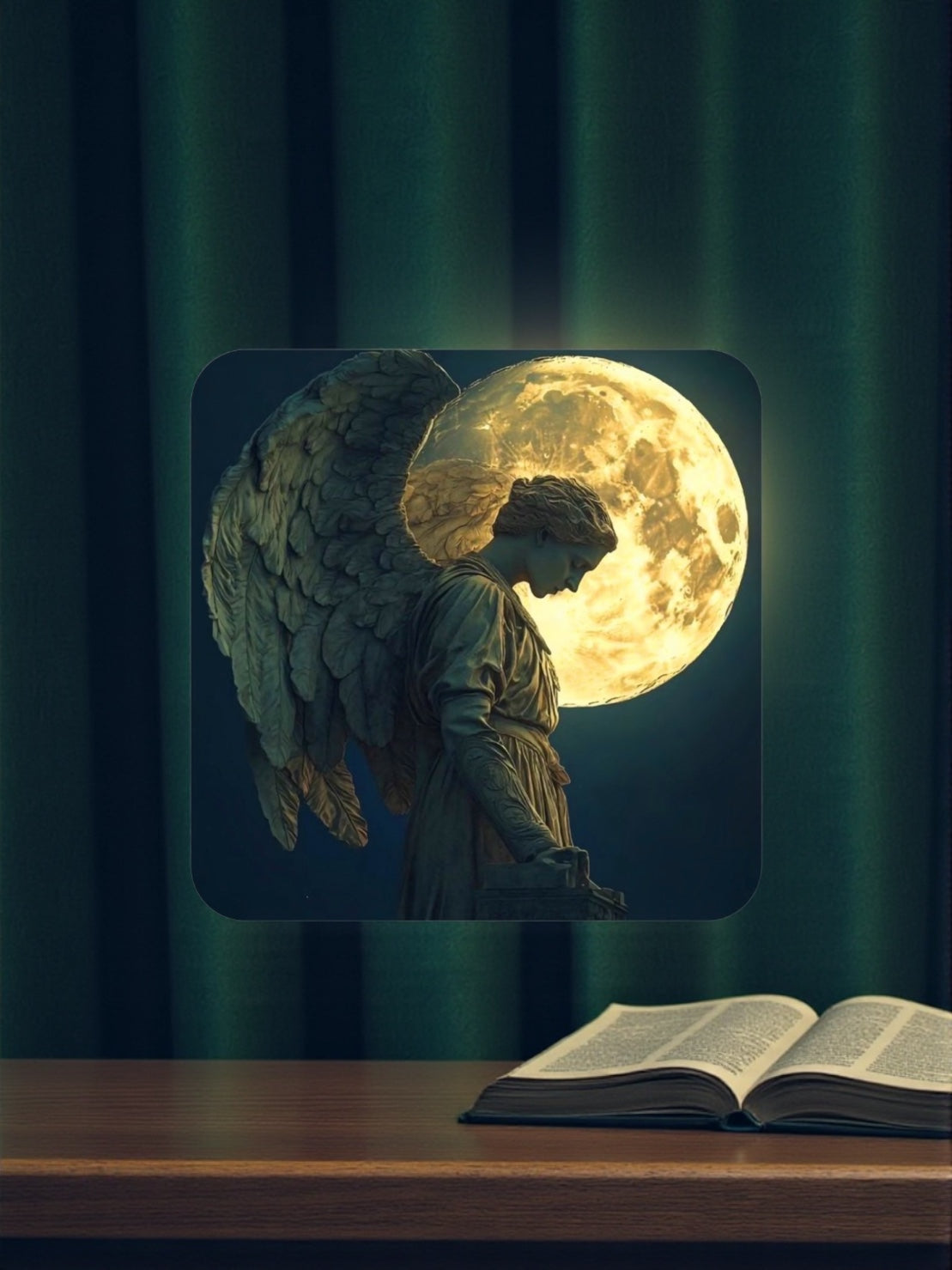 Angel Moon Coaster Set