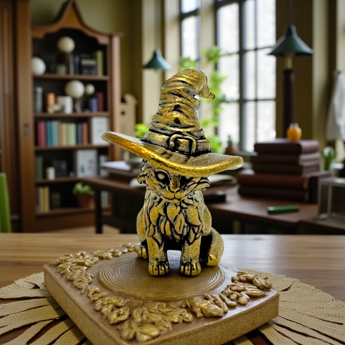 Brass Mini Cat Figurines