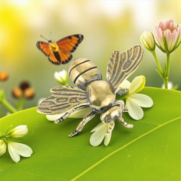 Vintage Brass Insect Figures