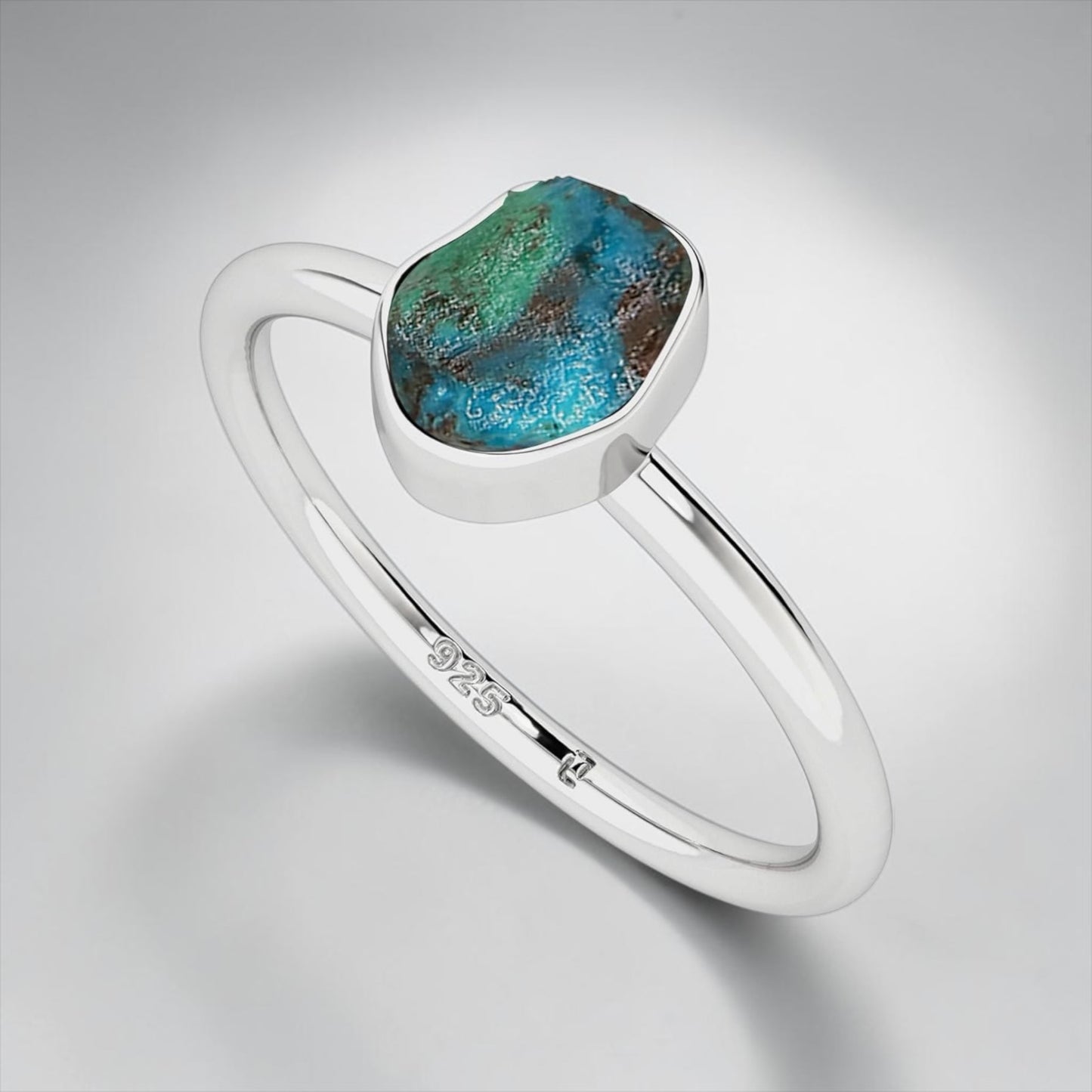 Natural Raw Gemstone Stackable Ring