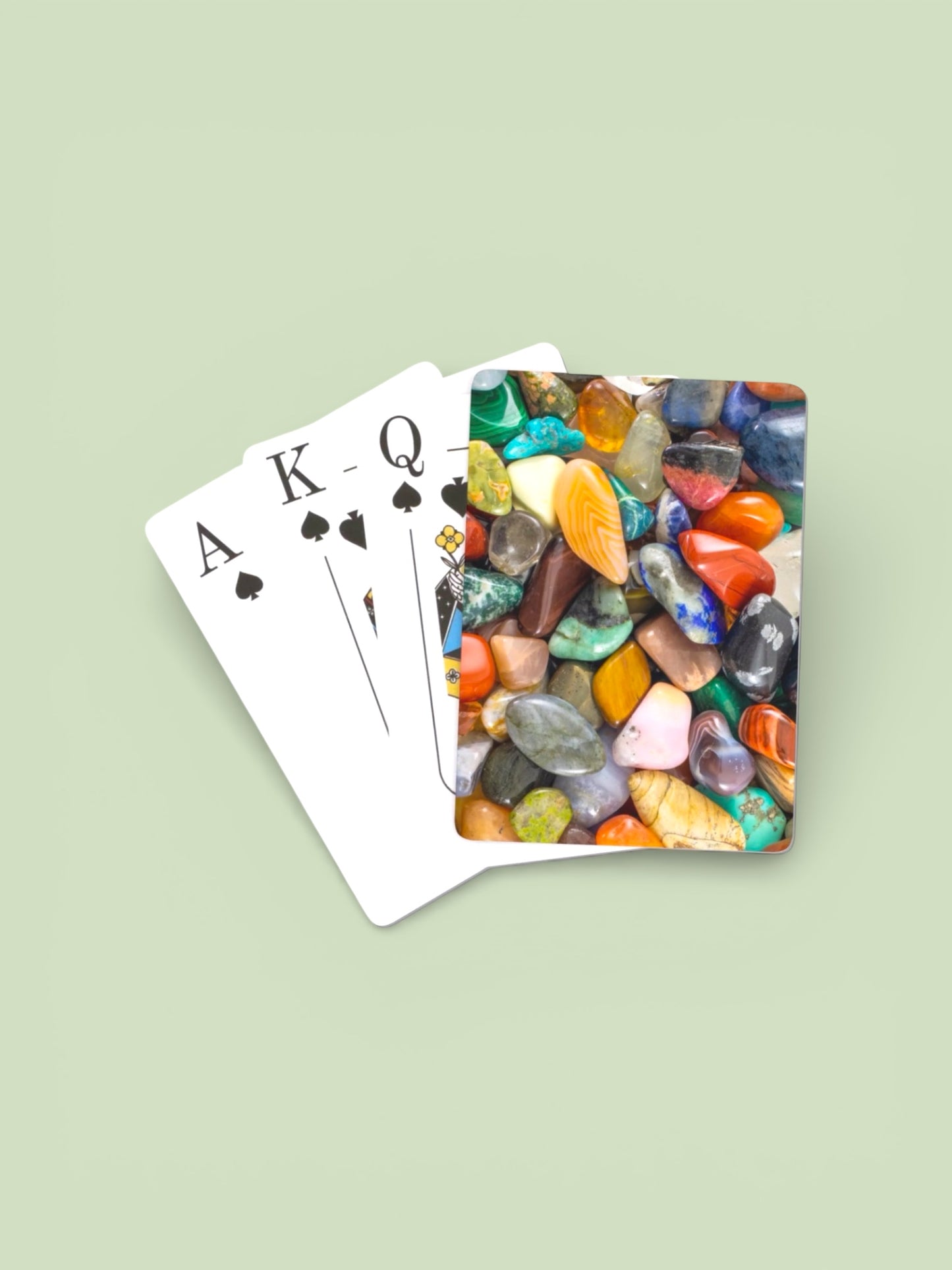 Crystal Card Deck with Acrylic Case