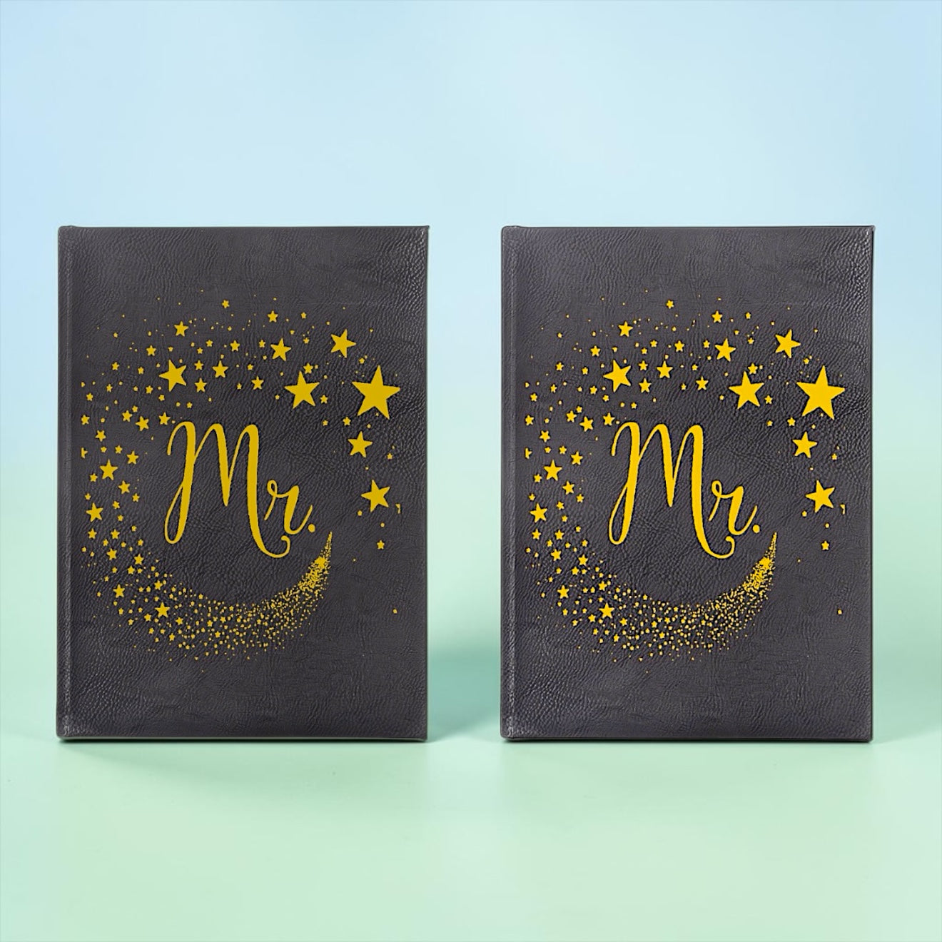 Faux Leather Lined Journal: Mr, Mrs Or Both