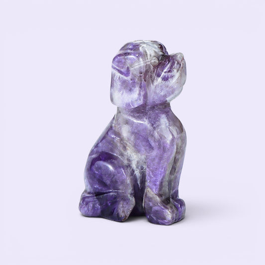 Crystal Dog Figurines