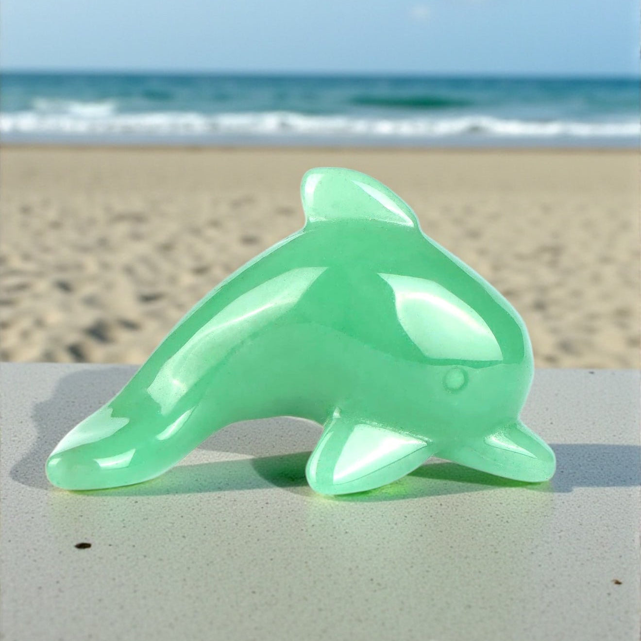 Crystal Dolphin Figurines