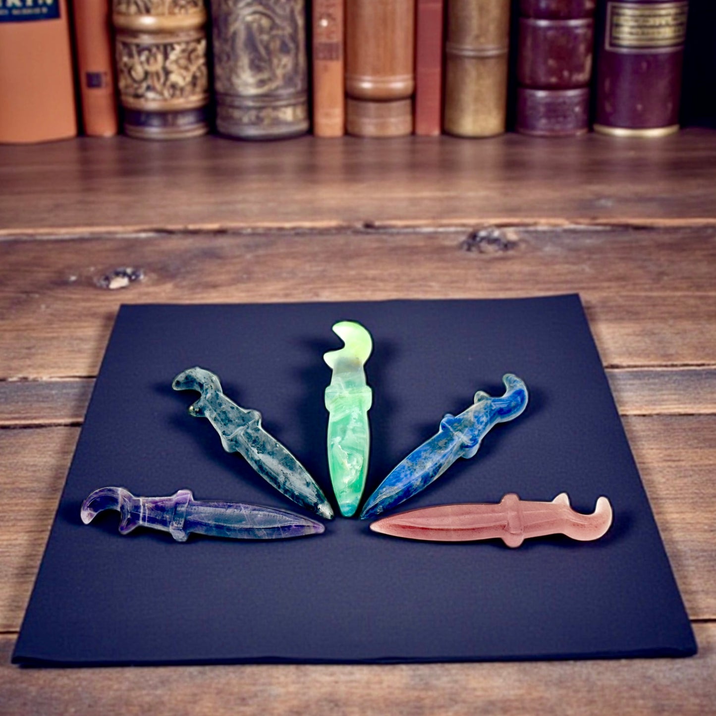 Crystal Moon Knifeshaped Wand