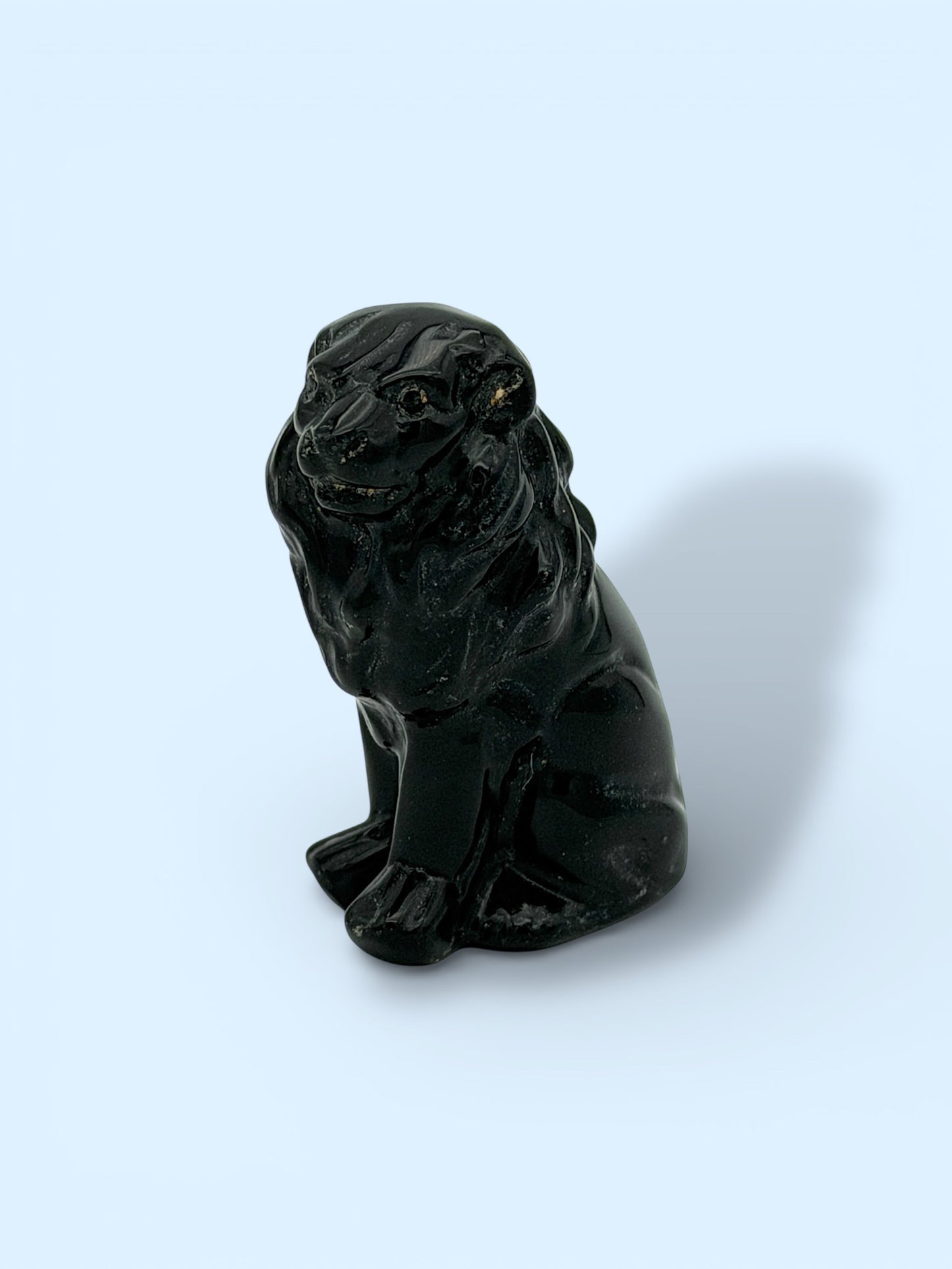Crystal Lion Figurines